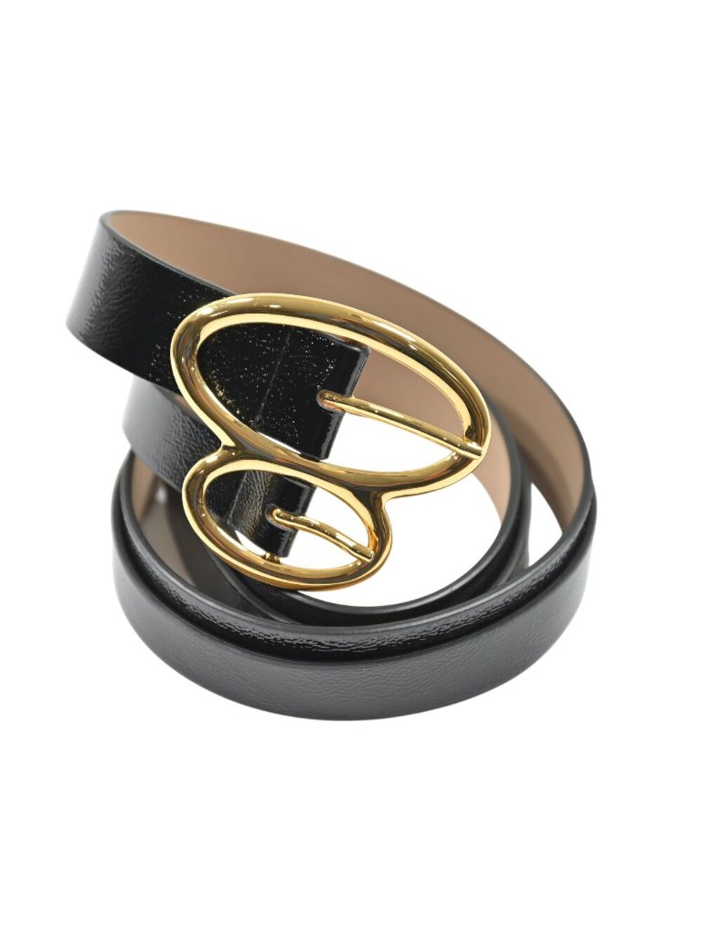 B-Low The Belt Ophelia Gloss Belt in Black & Gold